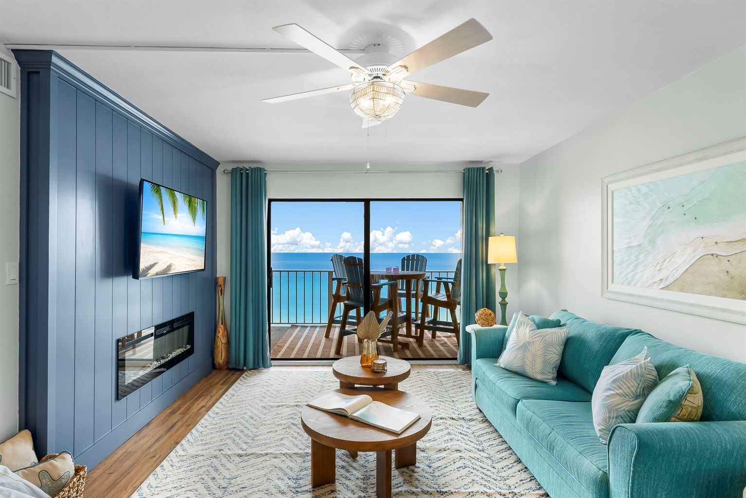 Happiness is checking into an Airbnb like this.