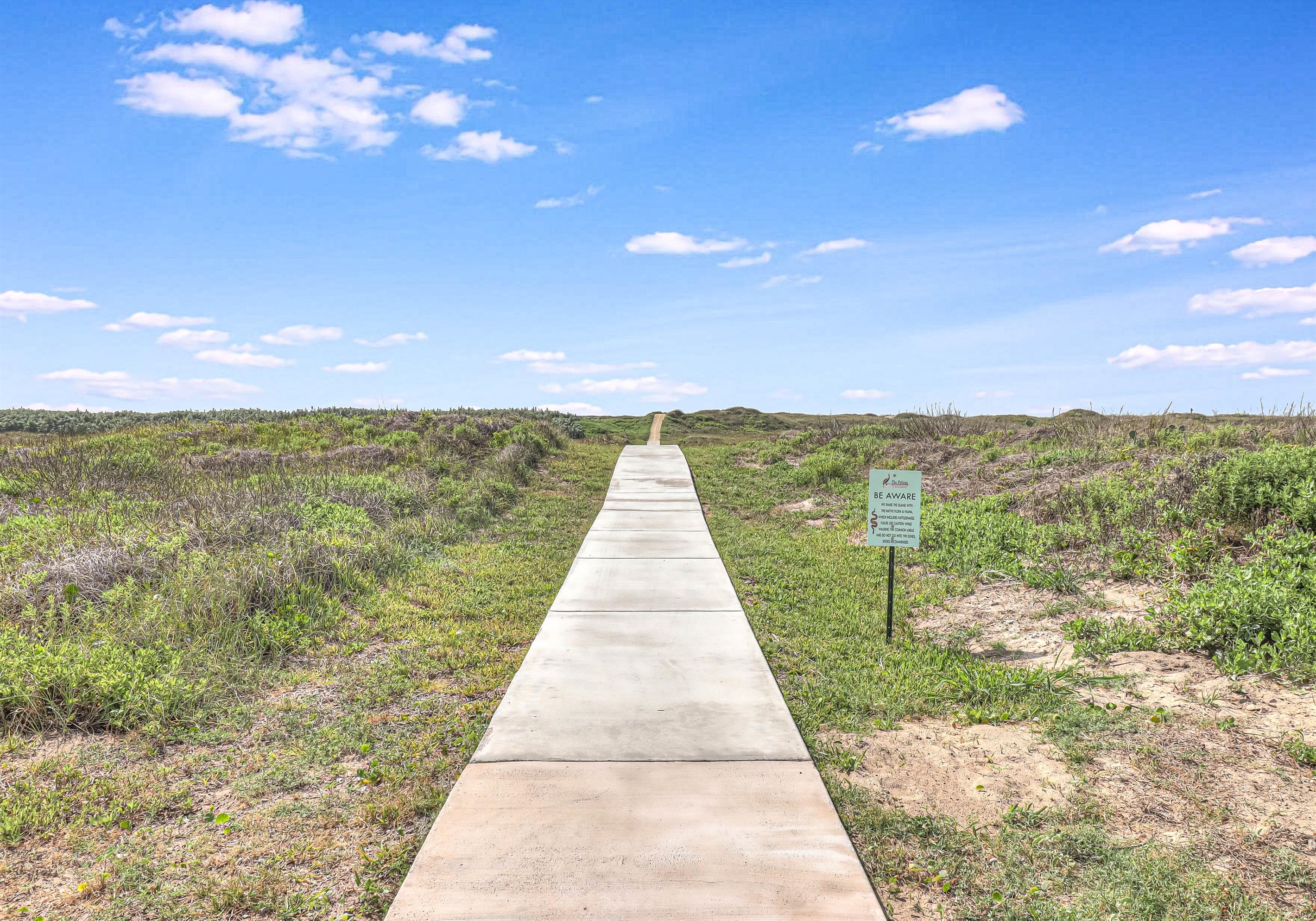 Entrance to Private Beach Access, about a 5 minute walk