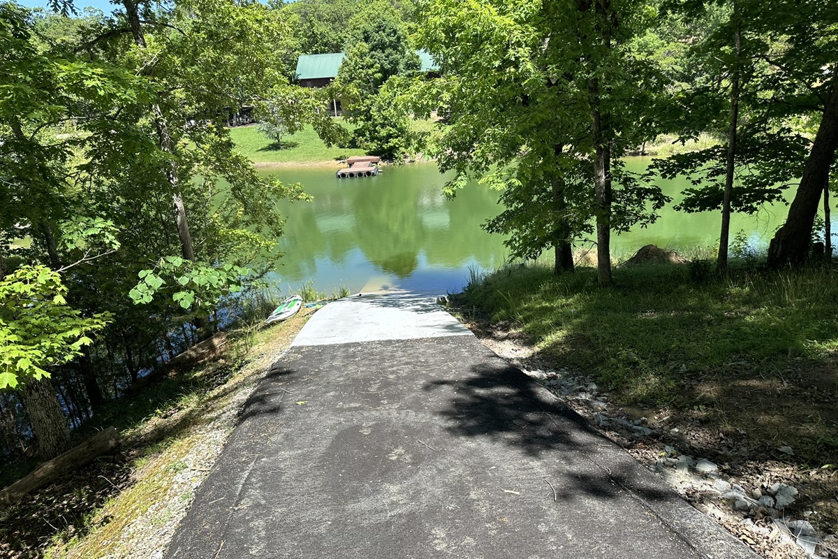 Boat Ramp Installed April 1 2024