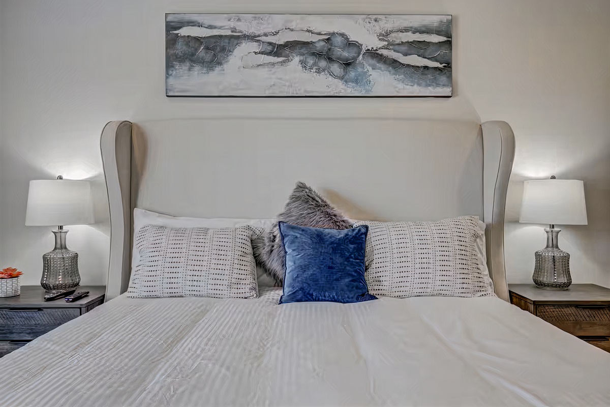 Relax on your comfortable mattresses and pillows.