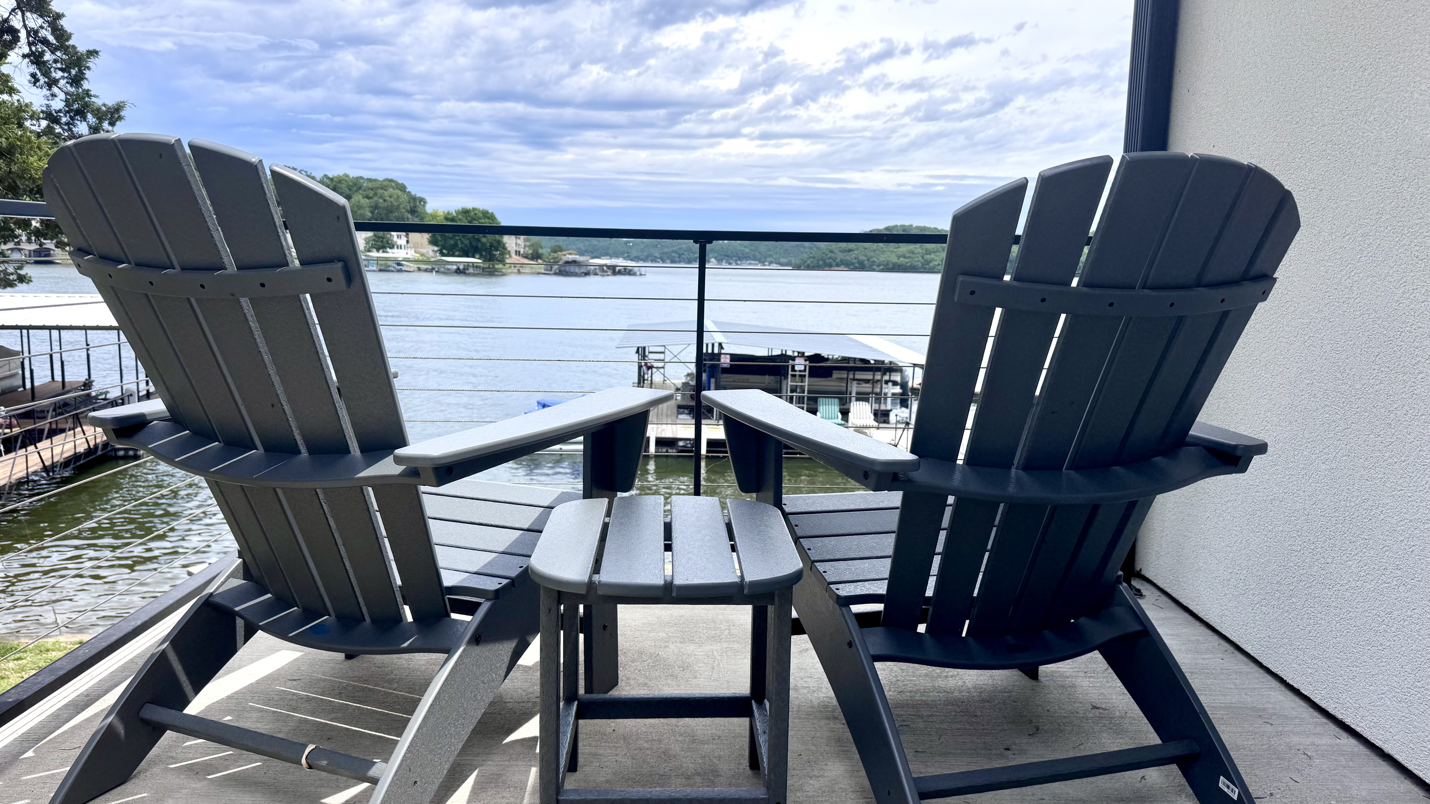 Private balcony for great views of the lake