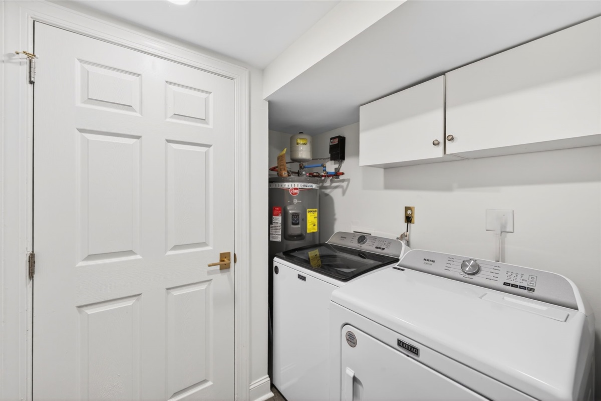 Laundry Room | 1006 Ocean Blvd, Isle of Palms, SC | 102 Dunescape | IOP Escapes