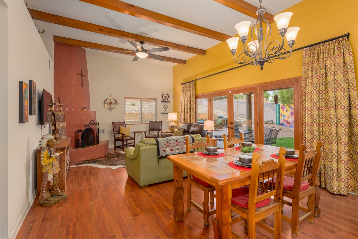 A flavor of the Southwest welcomes you! Perfect for a Romantic Escape