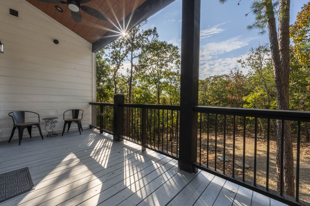 Attached private patio to step out and enjoy nature!