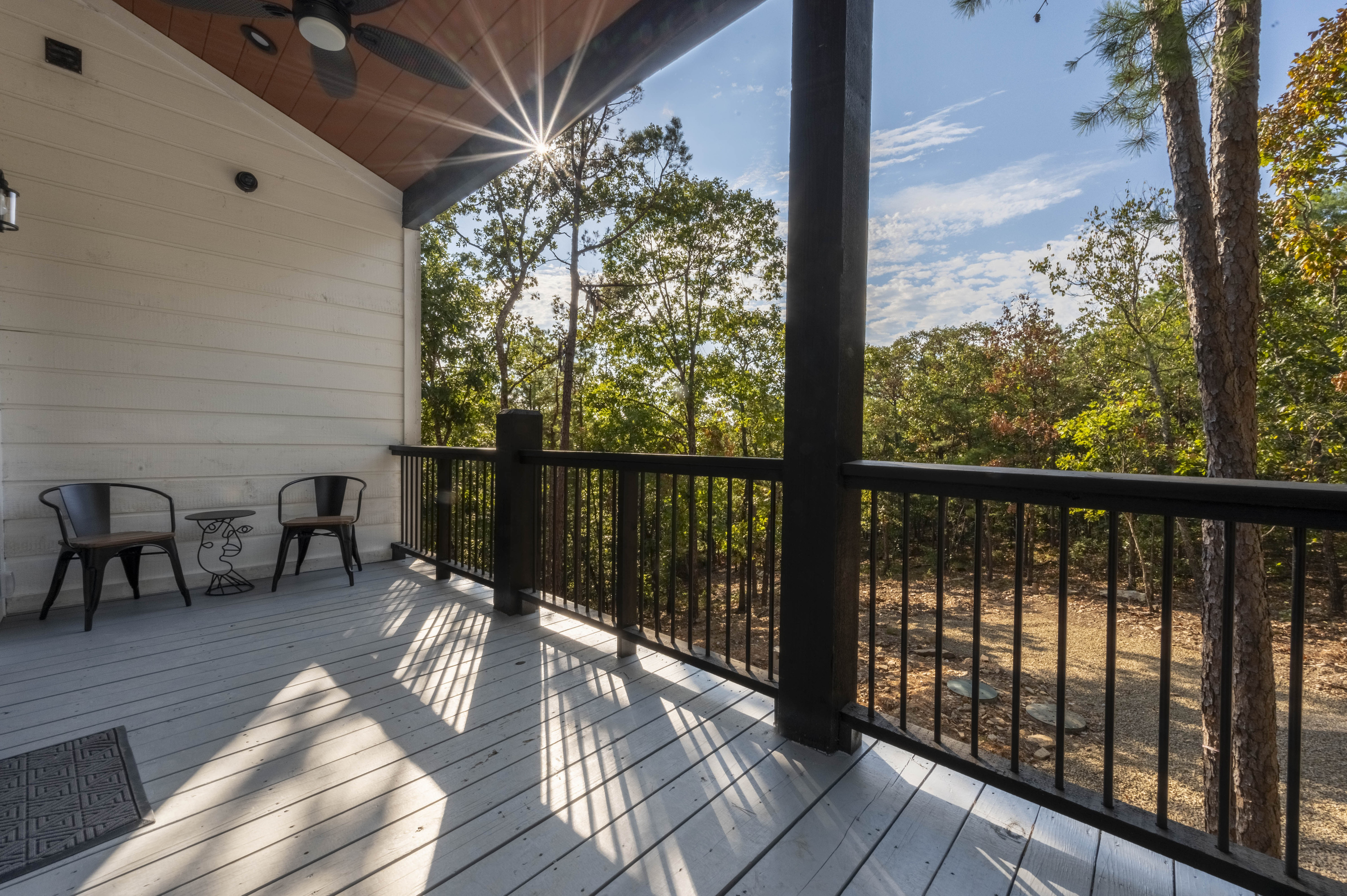 Attached private patio to step out and enjoy nature!