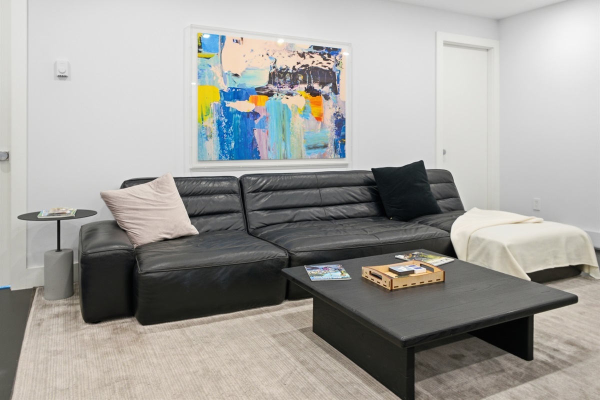 Living Room - Open to Kitchen - Seating for 5-6 