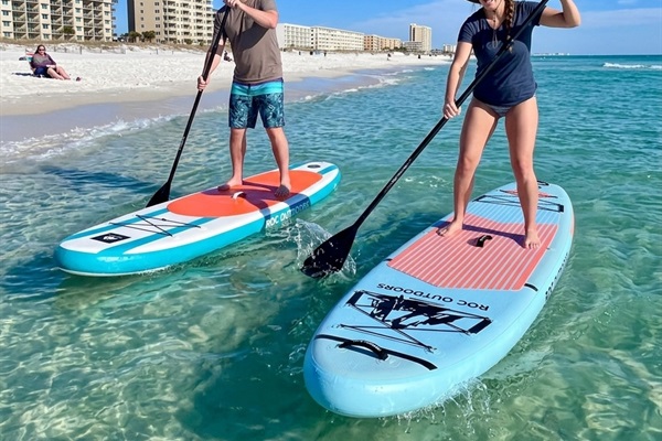 2 Free Guest use of Paddleboards