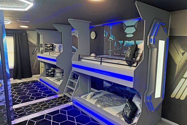 Space Ship Theme Bedroom