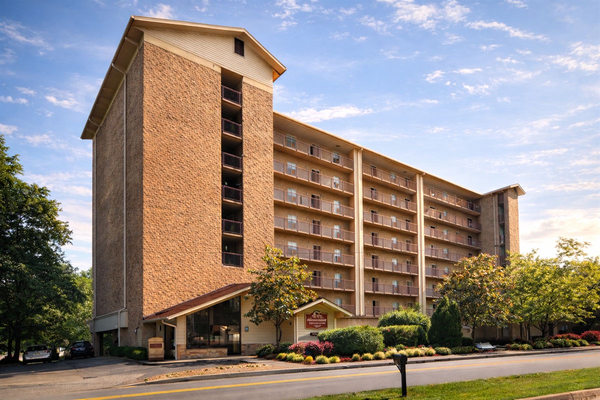 Well-maintained creekside condominium building conveniently located near downtown Gatlinburg and the Great Smoky Mountains.
