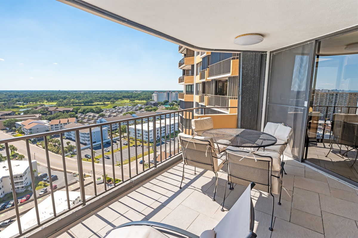 Balcony with Amazing Views