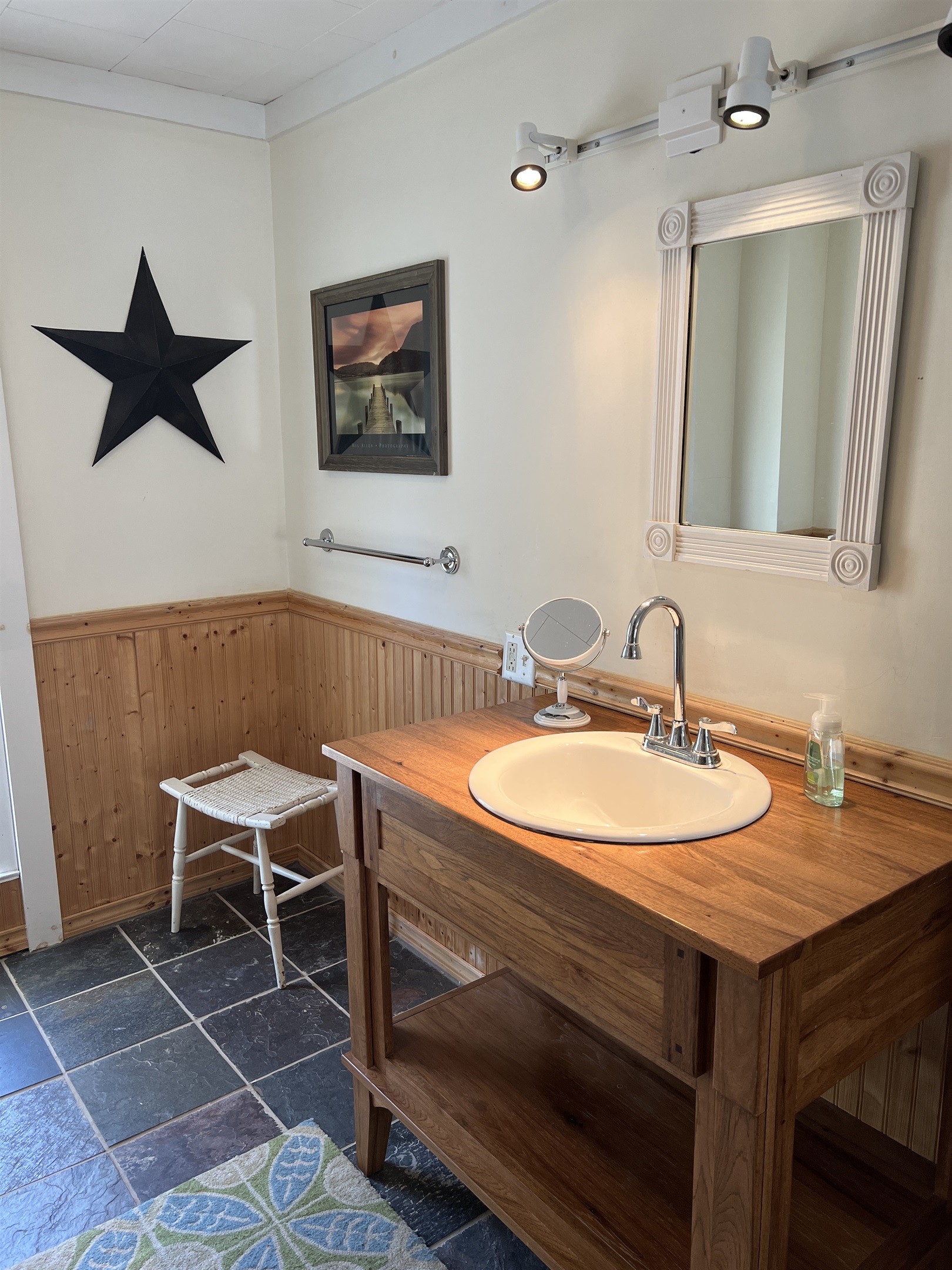 Moonlight Graham 2nd Floor bathroom vanity.