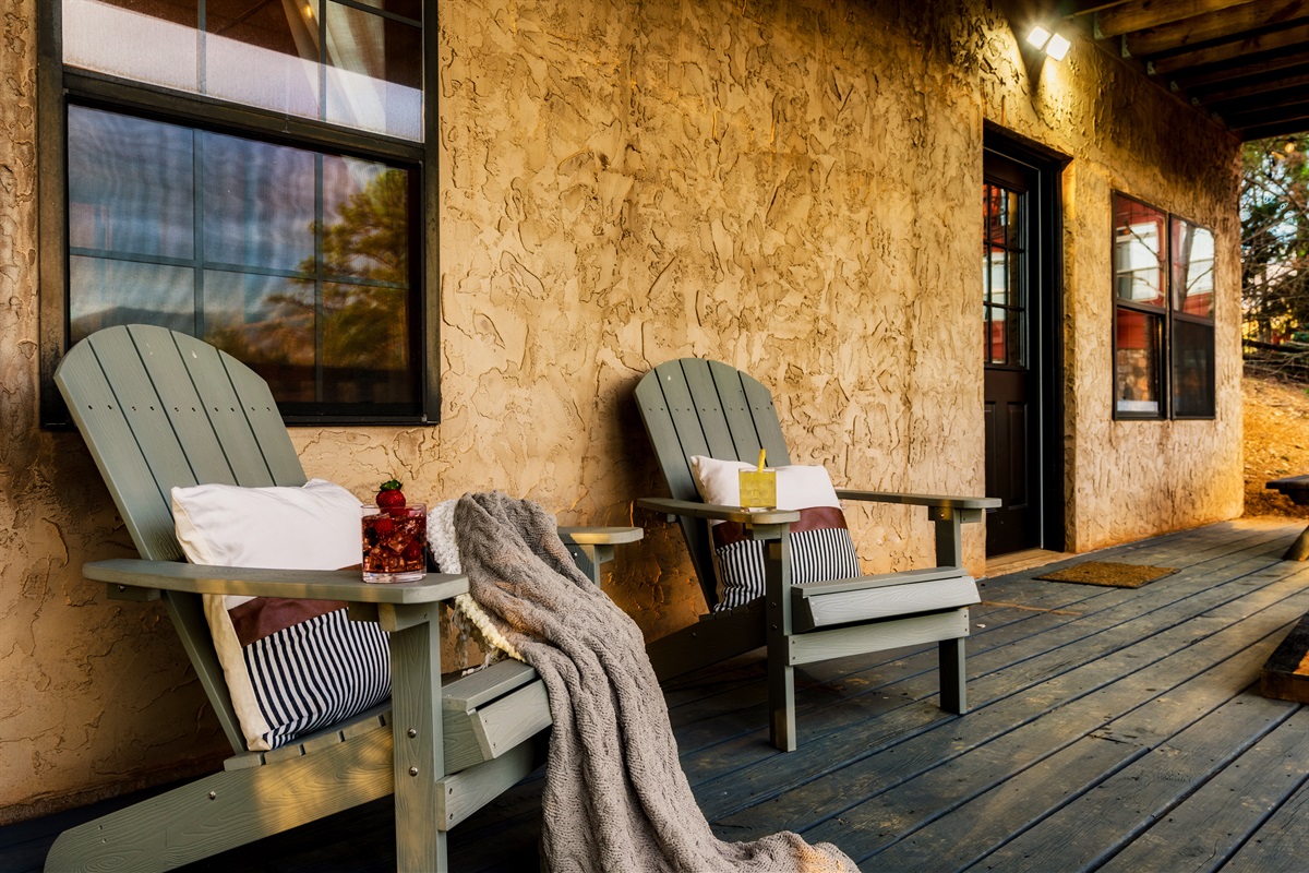 A balcony chair with an outstanding view of the mountains is the ideal place to sit and chill out.