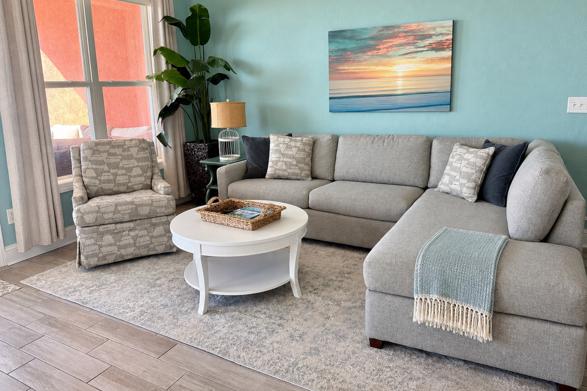 Oceanfront Living Room