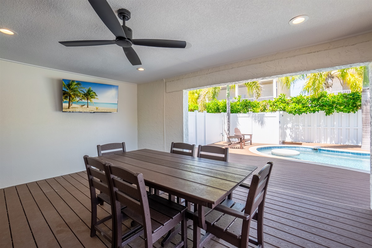 Shaded Outdoor Seating Area