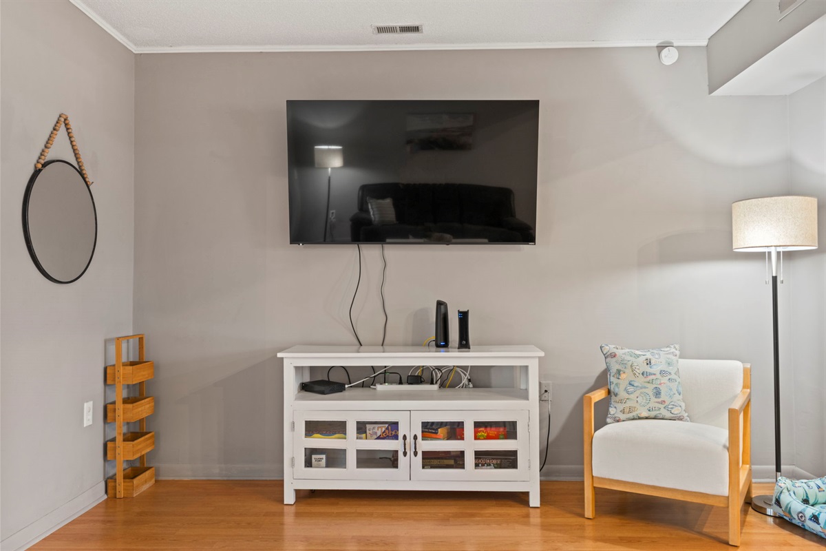 Smart TV's throughout the property