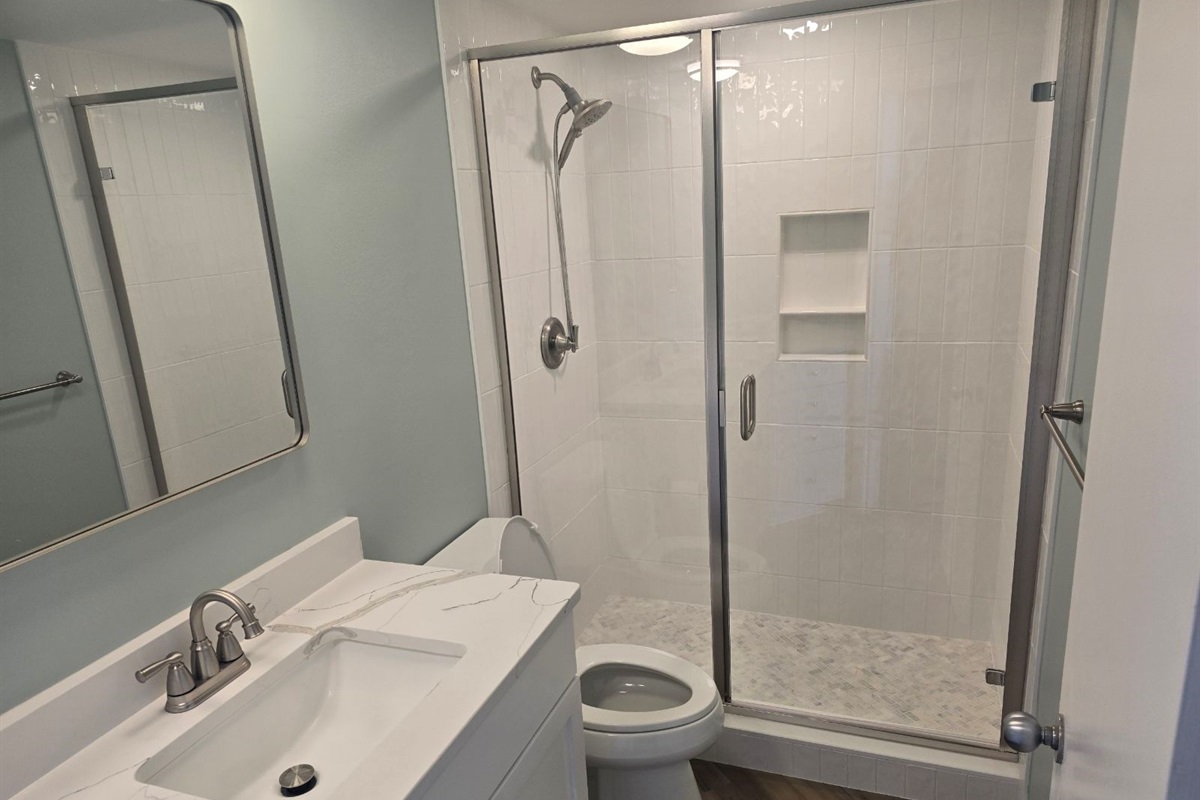 Completely updated Master bath!