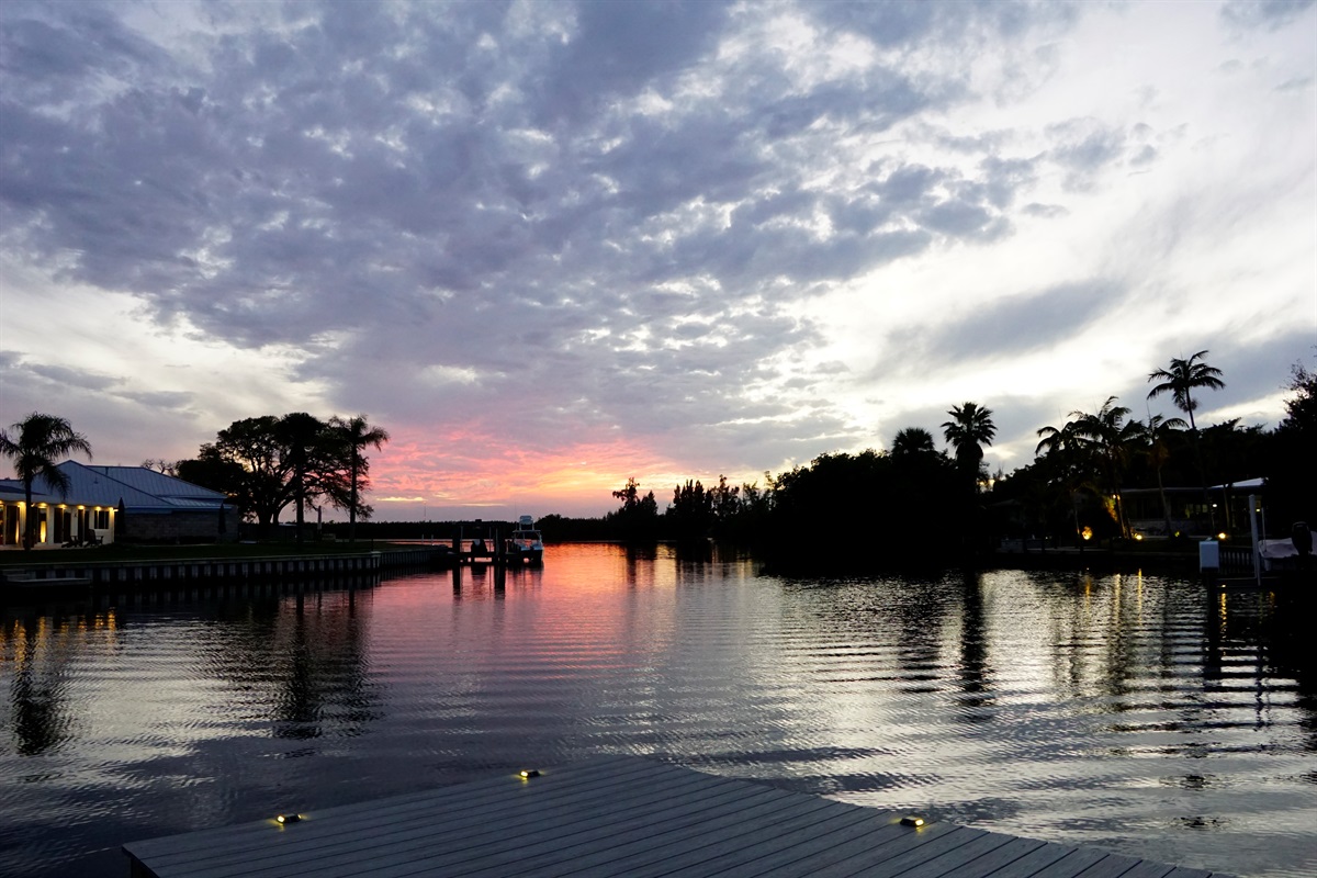 Sunset View from the backyard