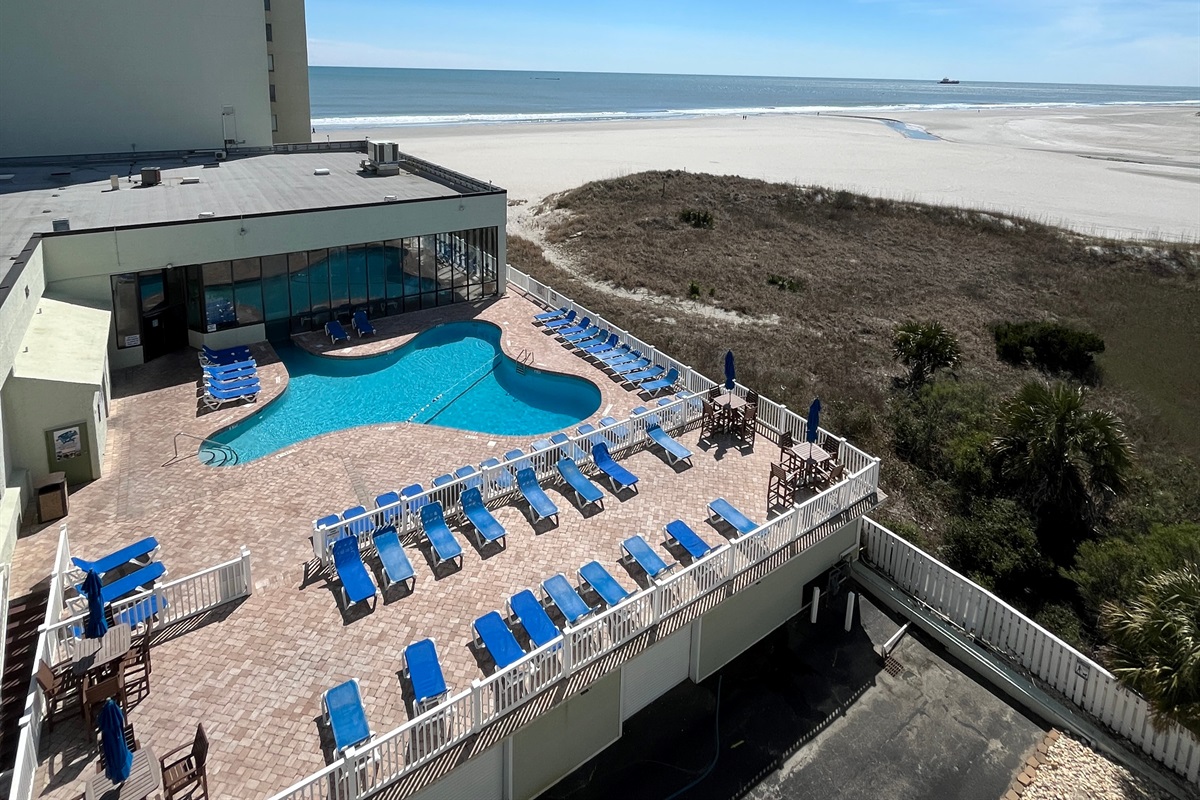 Outdoor pool and Ocean View