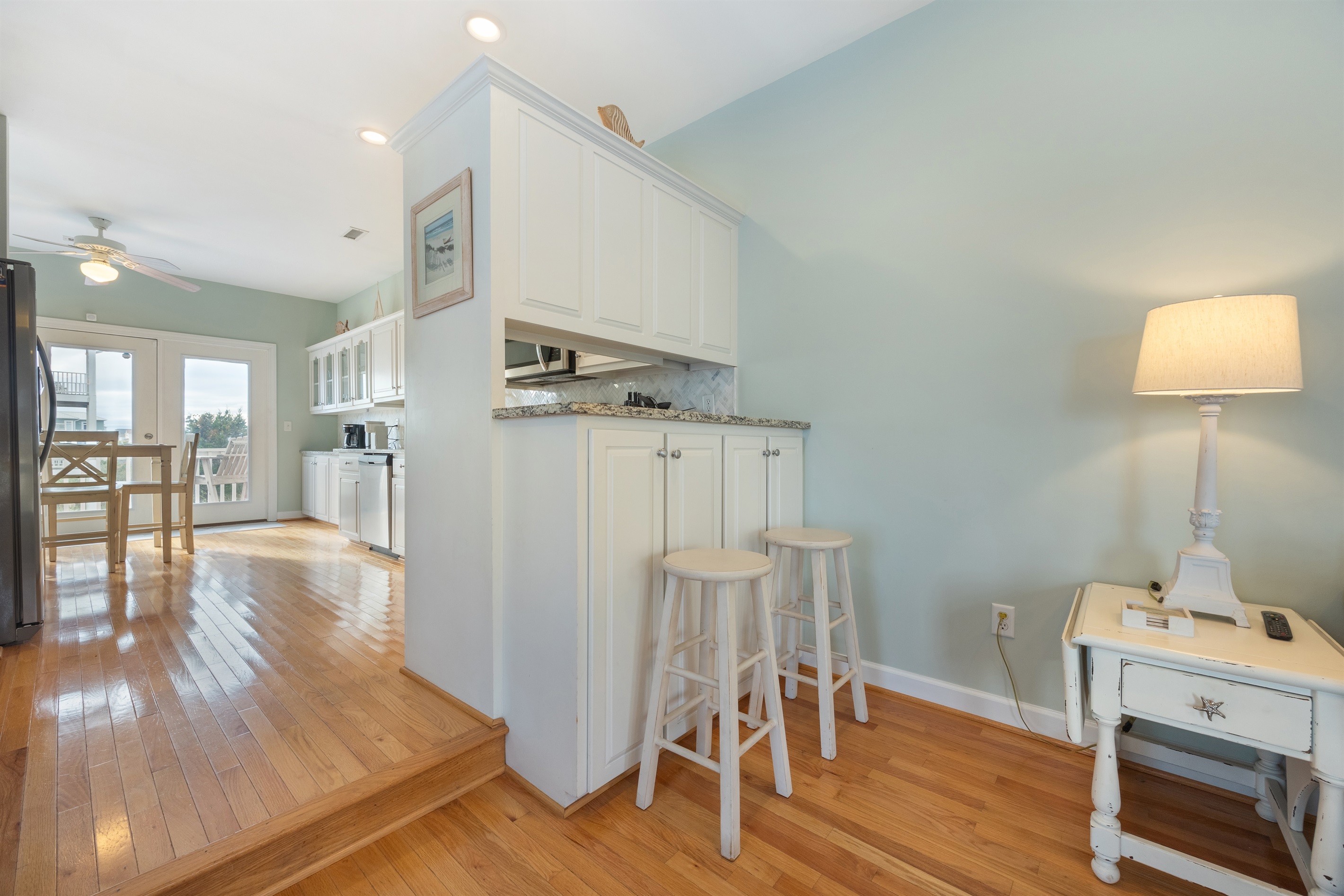 Bar stools for additional guests