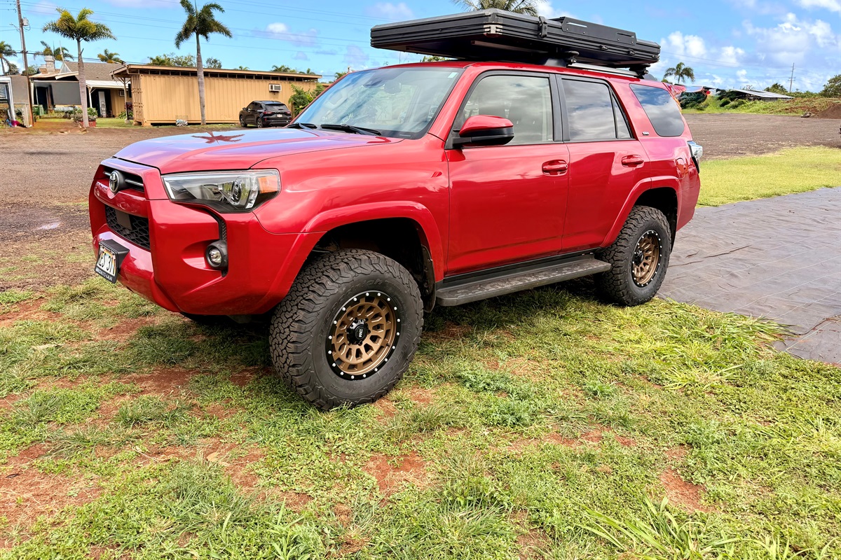 Rugged setup ready for adventure