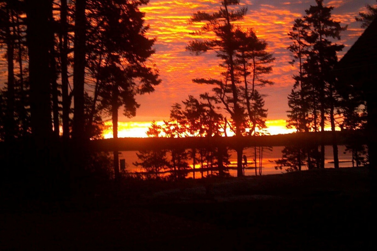 Sunrise From The Firepit 