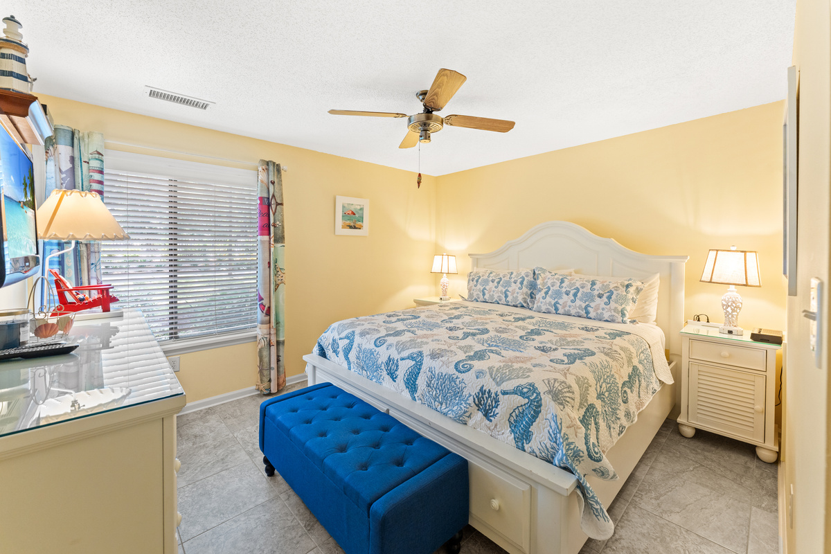 Main Bedroom with king bed and ensuite