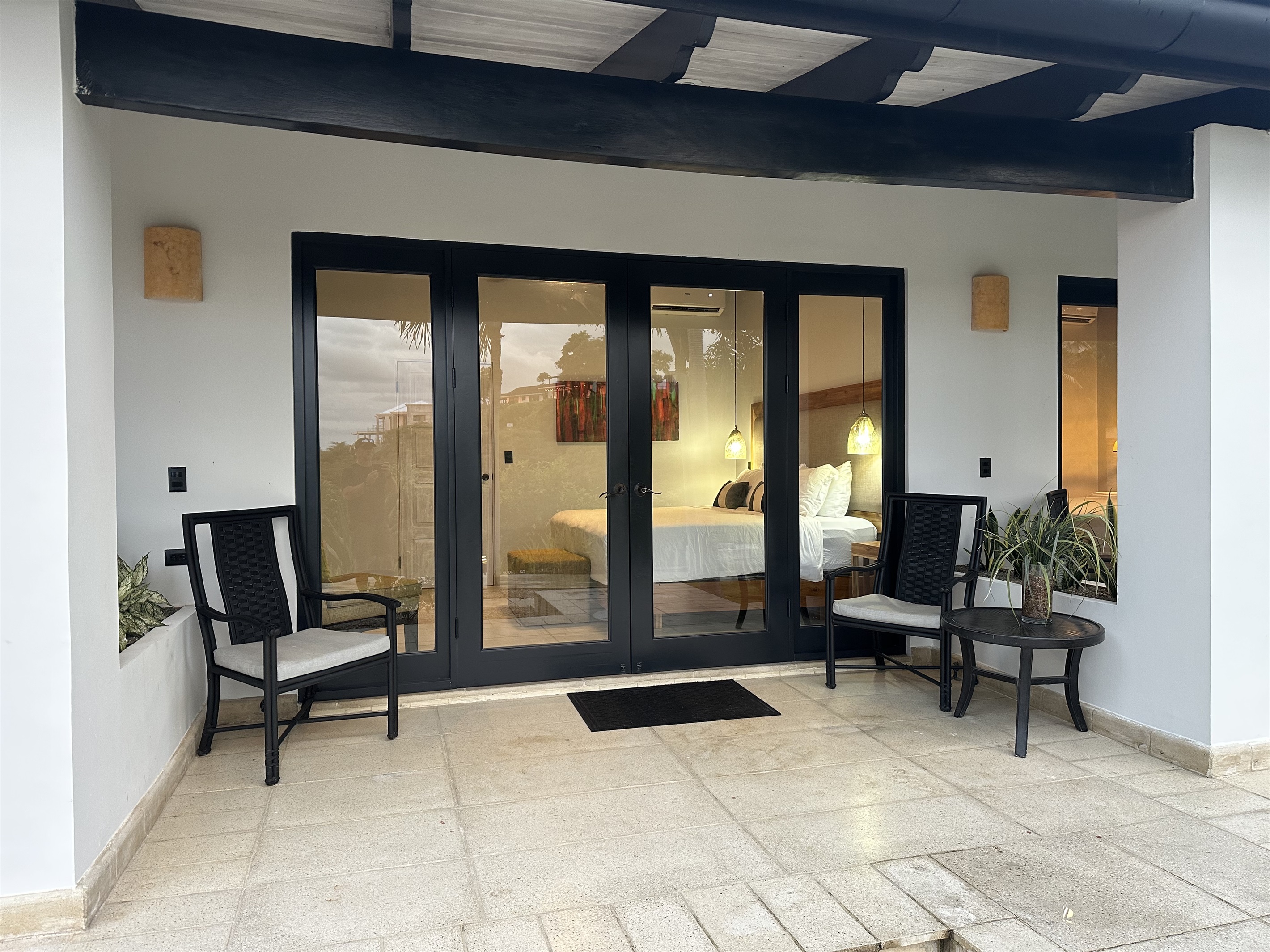 Private Patios for Guest Rooms