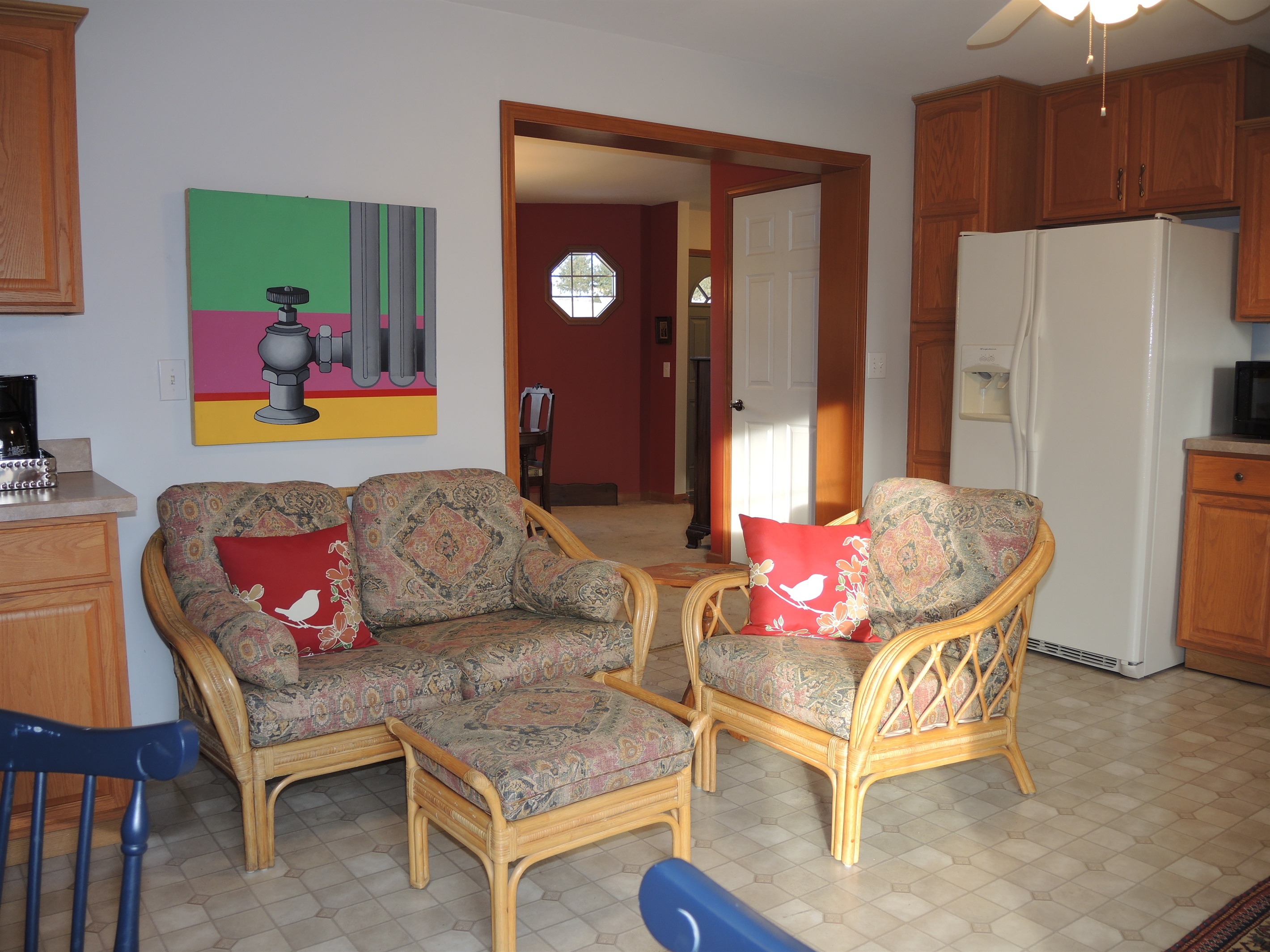 Seating corner in the kitchen