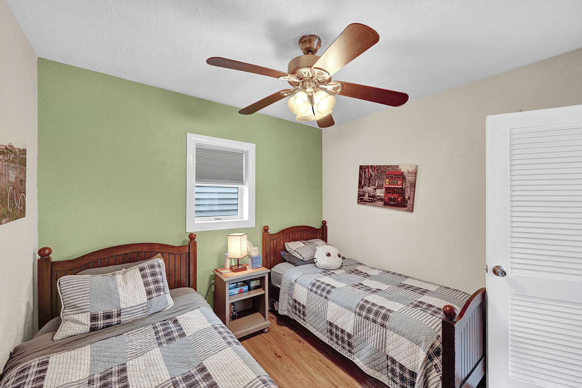 Twin beds with super comfy mattresses to ensure your crew has plenty of space