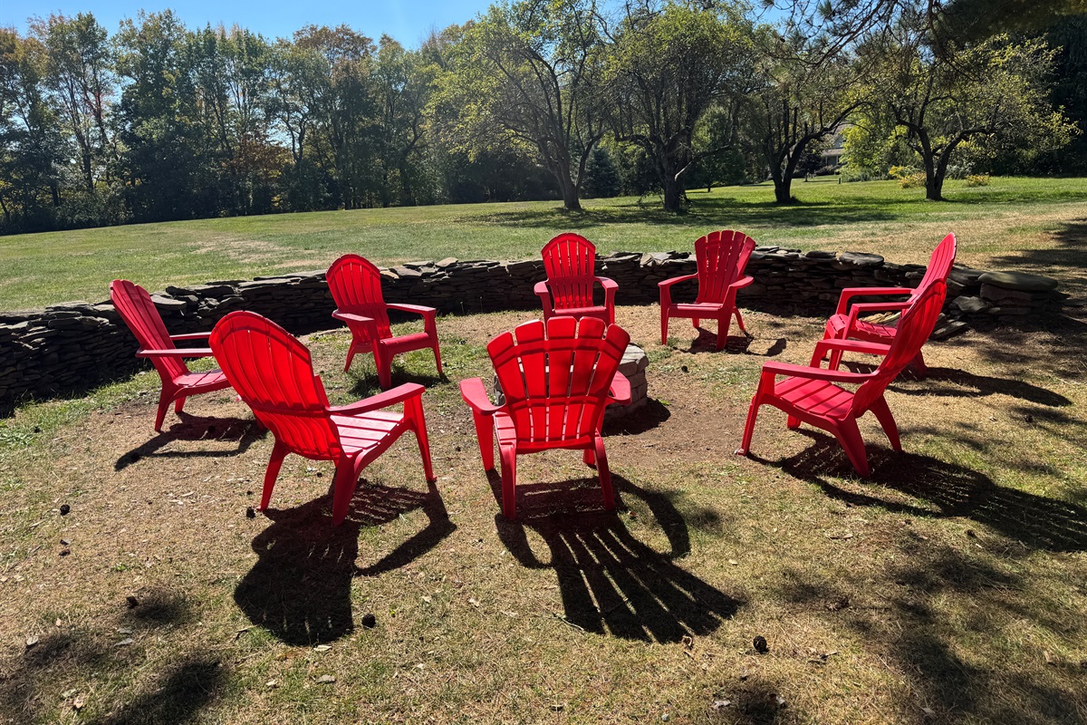 The 1819 House Fire Pit area.