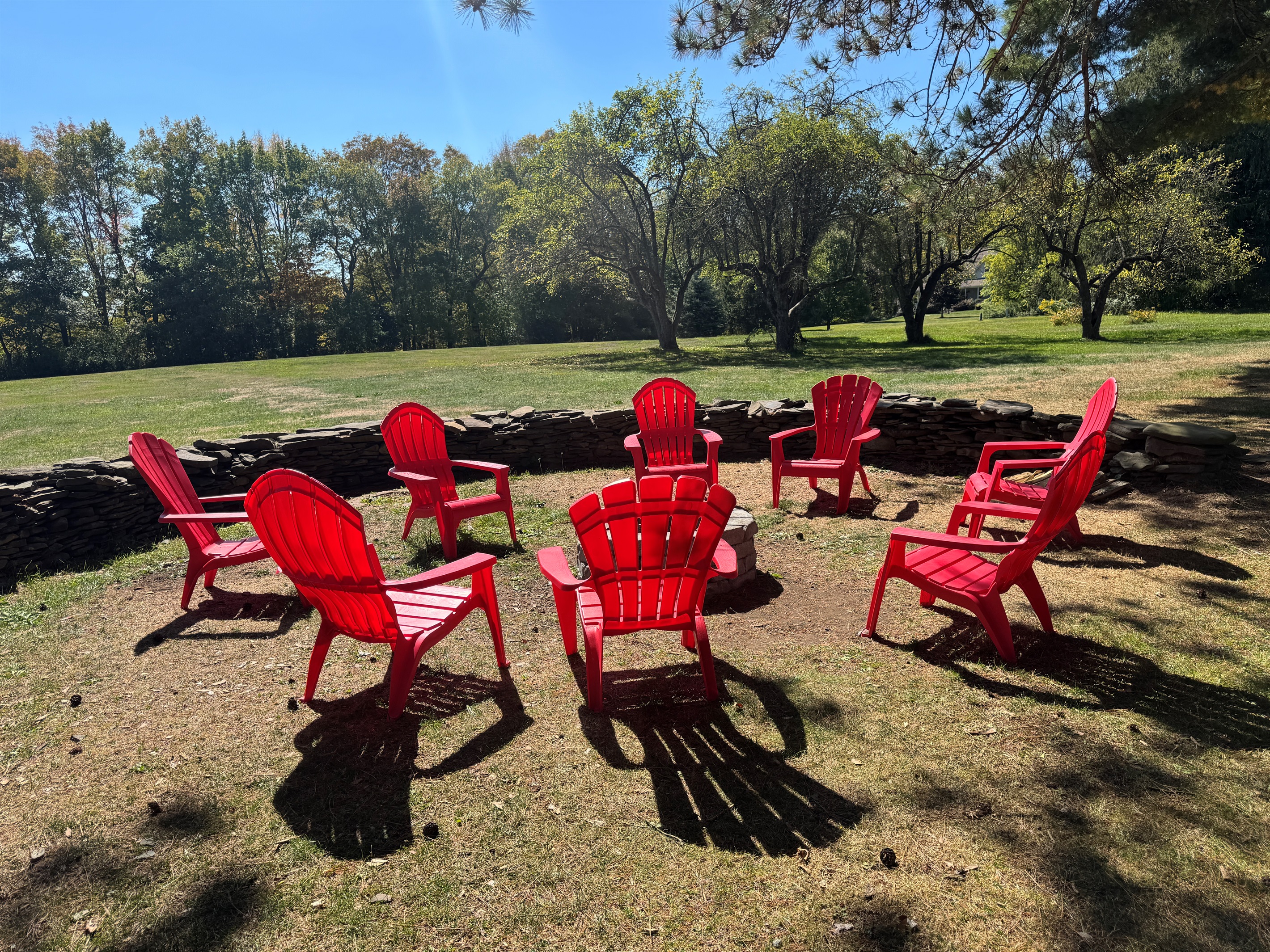 The 1819 House Fire Pit area.