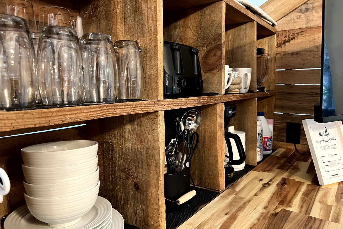 Fully equipped kitchen