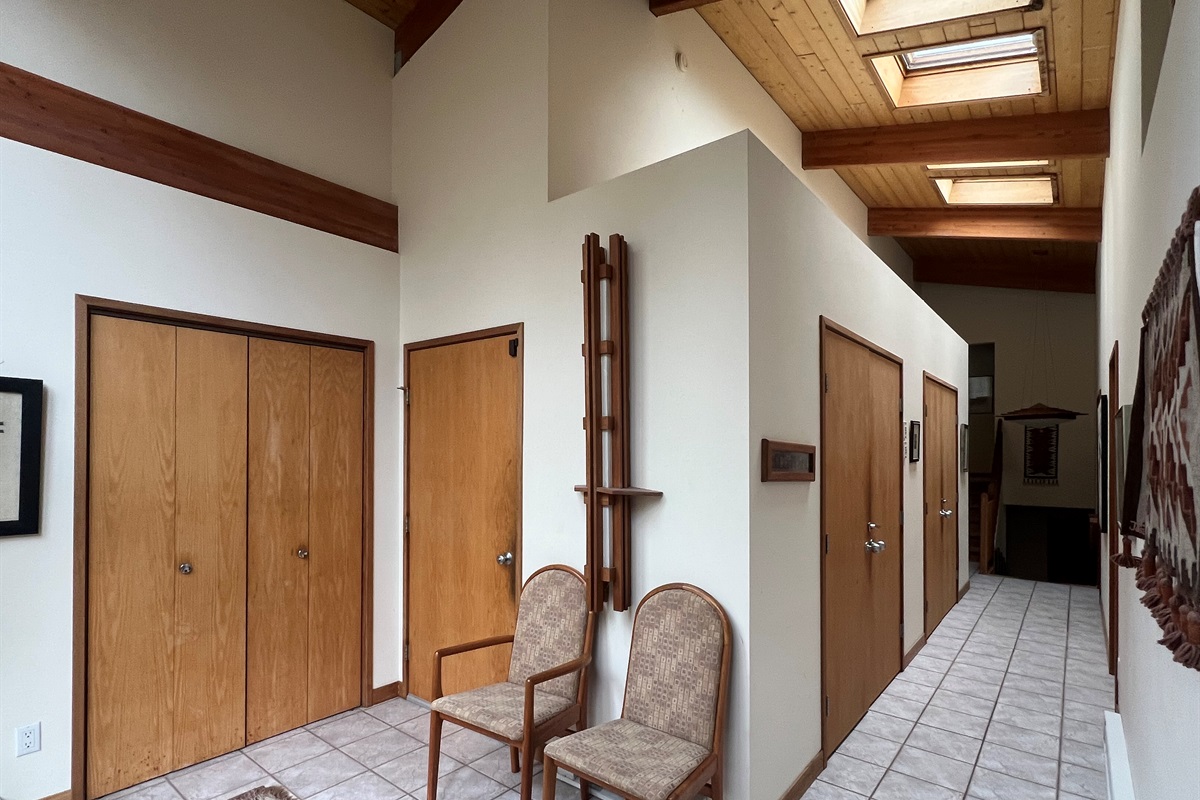 Entryway to left wing