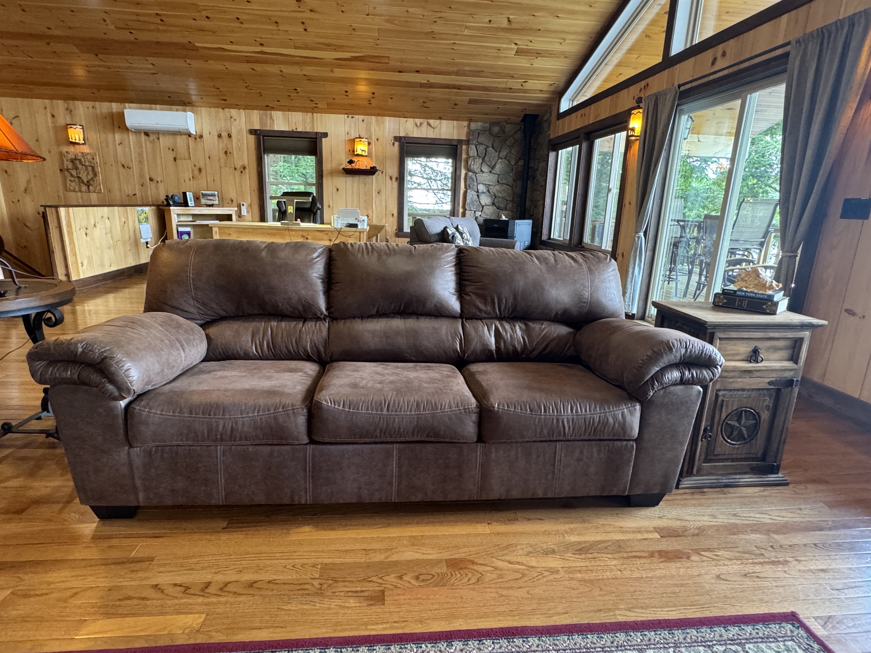 Comfy couches in the living area