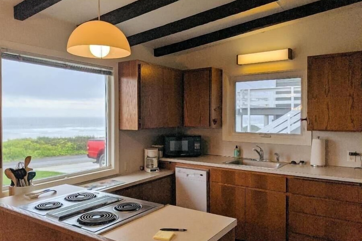 down draft electric range