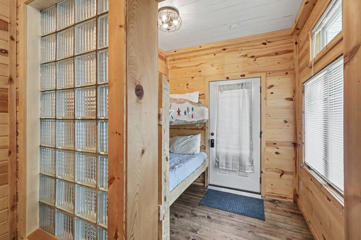 Private Exterior Access to Family Room, Bunkroom and Kitchenette
