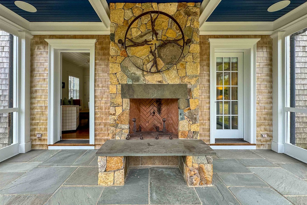 Outdoor Fireplace