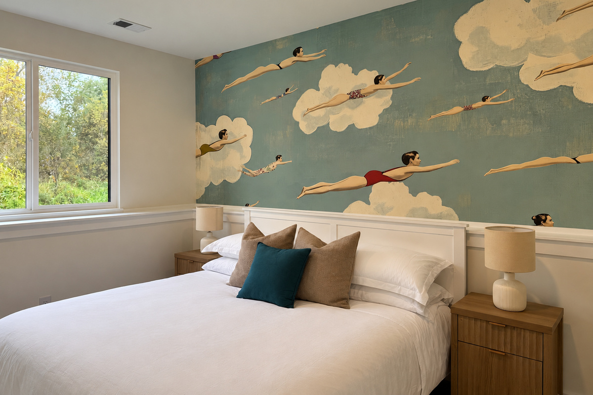 The Cove features a King bed, large closet, views of the backyard!