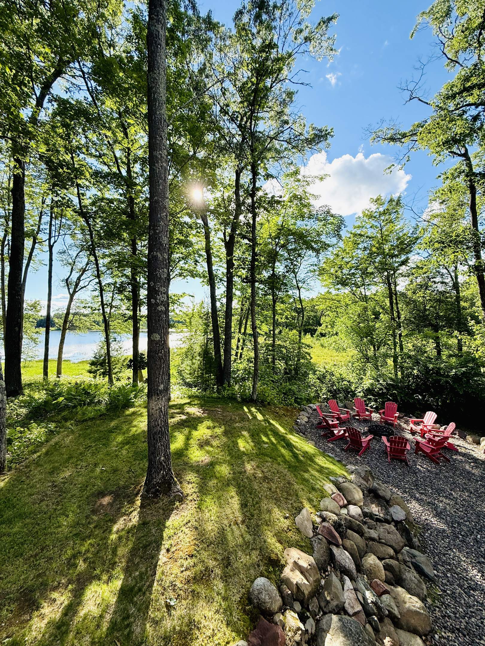 Fire pit area