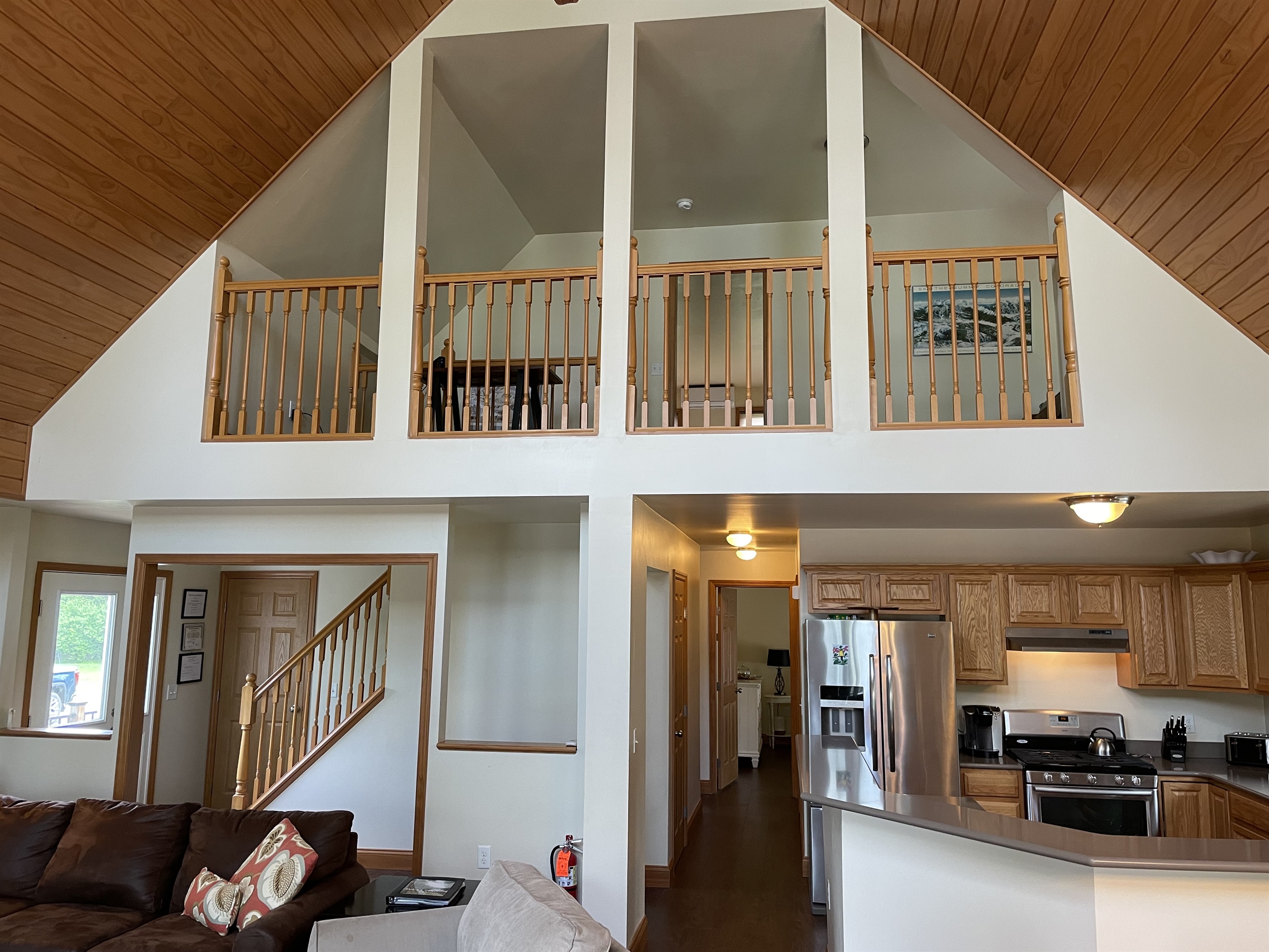 Great room and kitchen