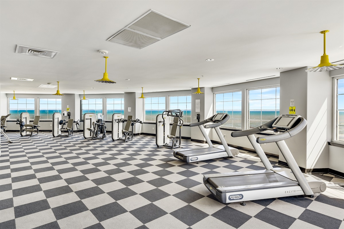 Fitness Center!  Free weights, treadmills, machines.