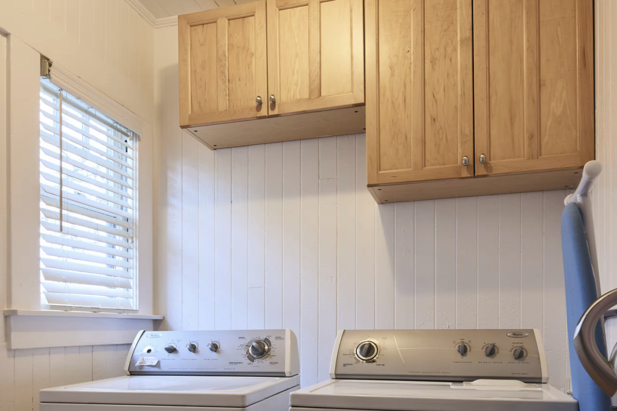 Laundry room with inunit washser and dryer