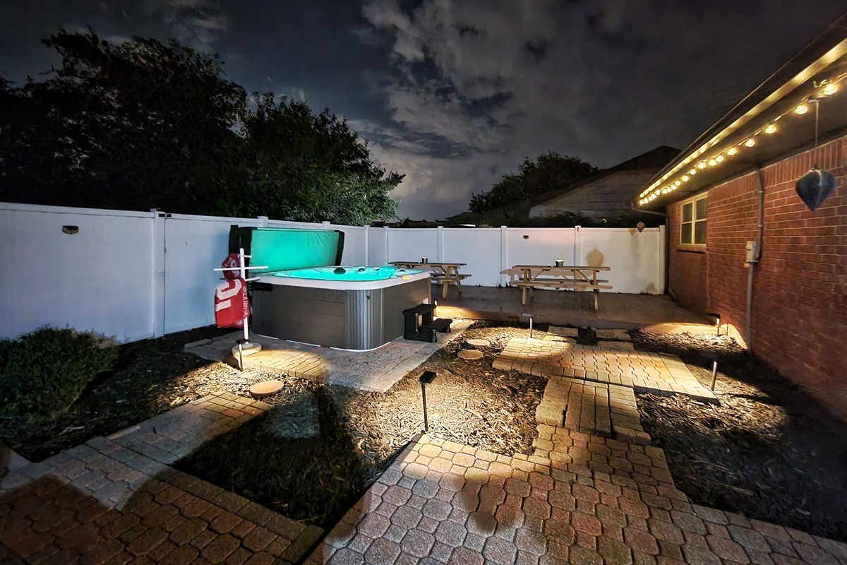Sooner Sunrise boasts a beautiful backyard oasis