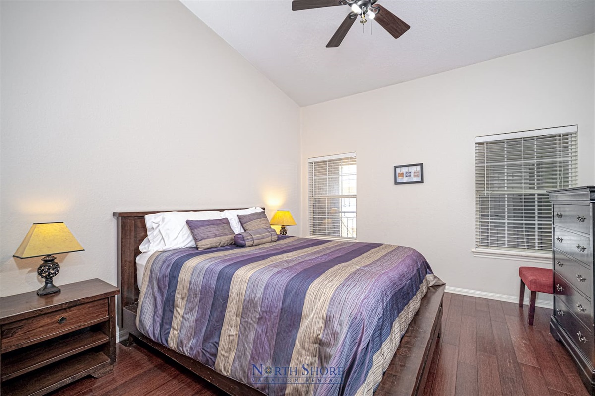 Queen Bed in Guest Bedroom