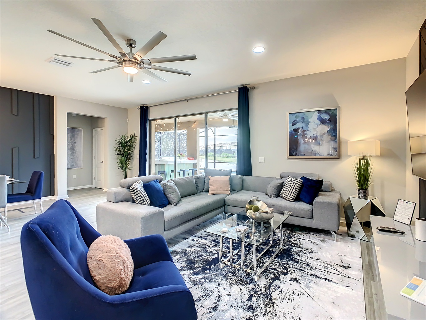 Professionally Decorated Living Room