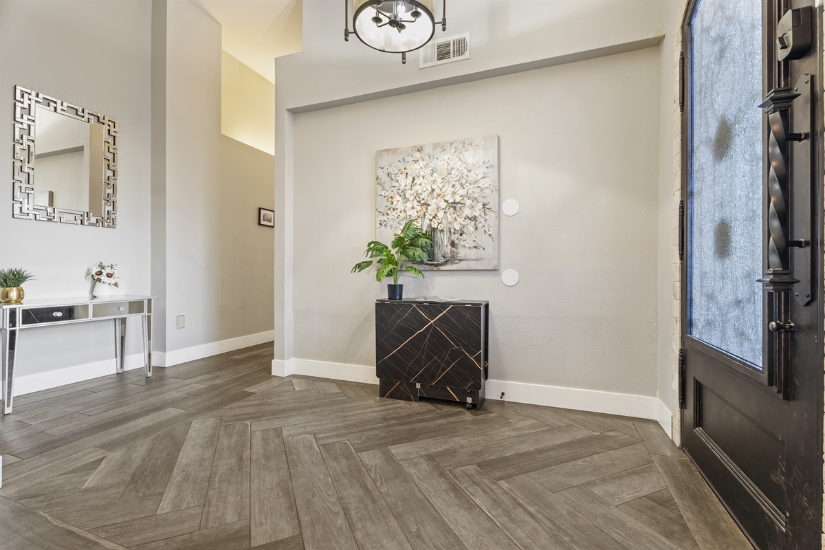 From the moment you step inside, thoughtful design and warm tones create a welcoming space that feels like home.