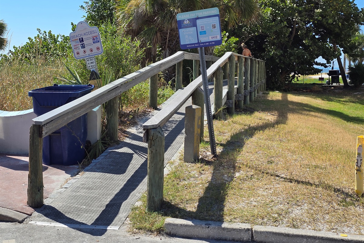 Boardwalk access to St. Pete Beach is just steps away from the unit!