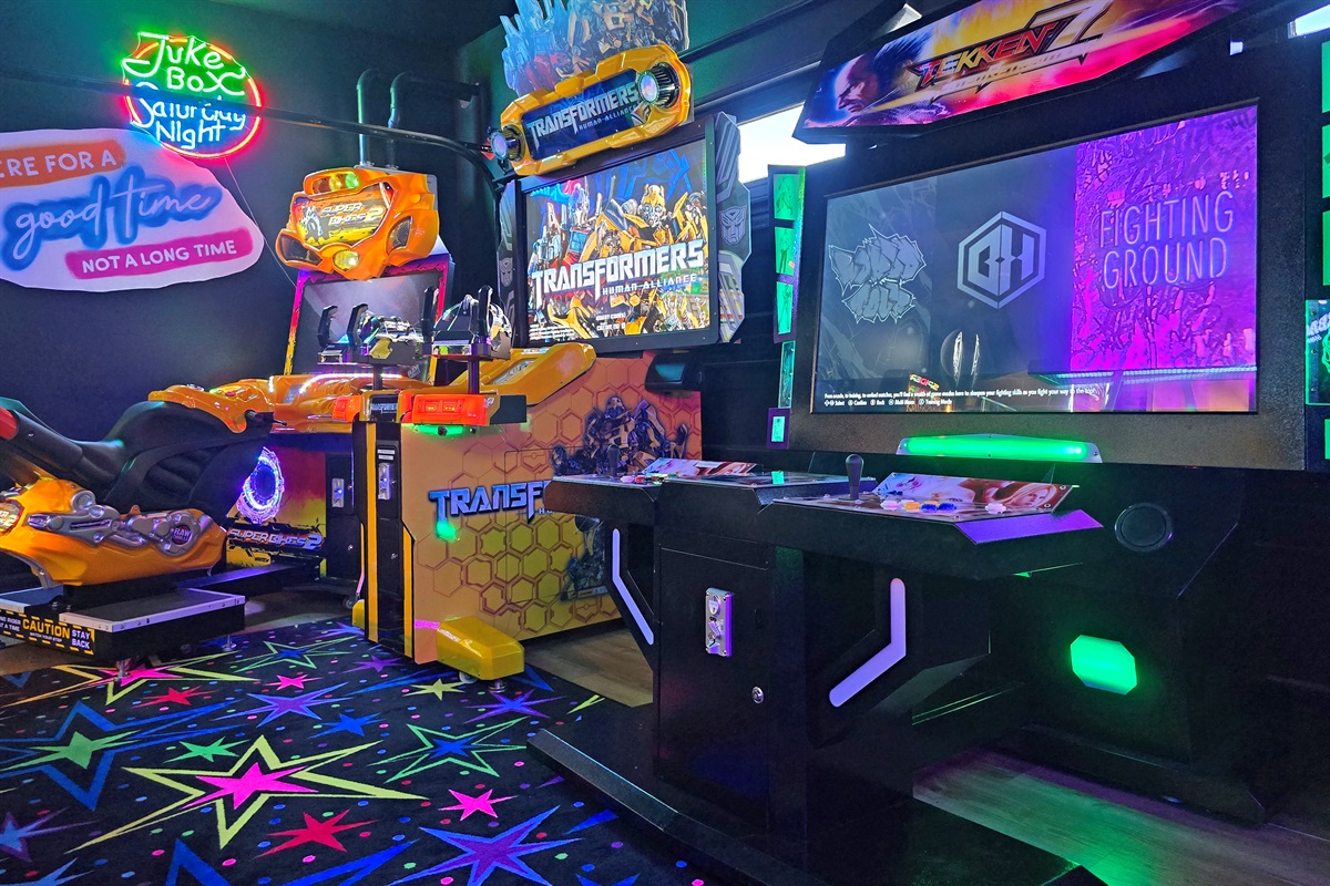 Just added! New arcades include Super Bikes 2, Transformers and Tekken7. 