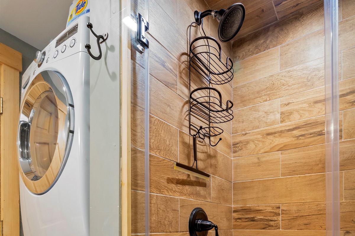 Washer and dryer available for your comfort and convenience.