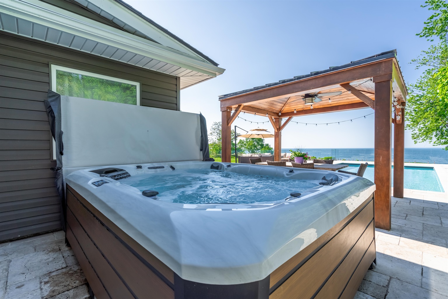 Hot Tub and Salt Water pool